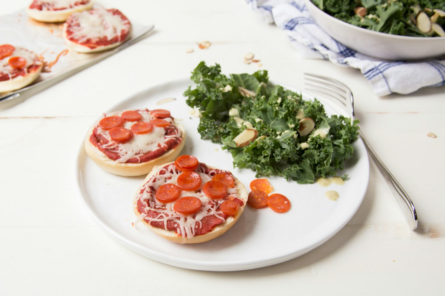 Mini Bagel Pizzas | Cook Smarts
