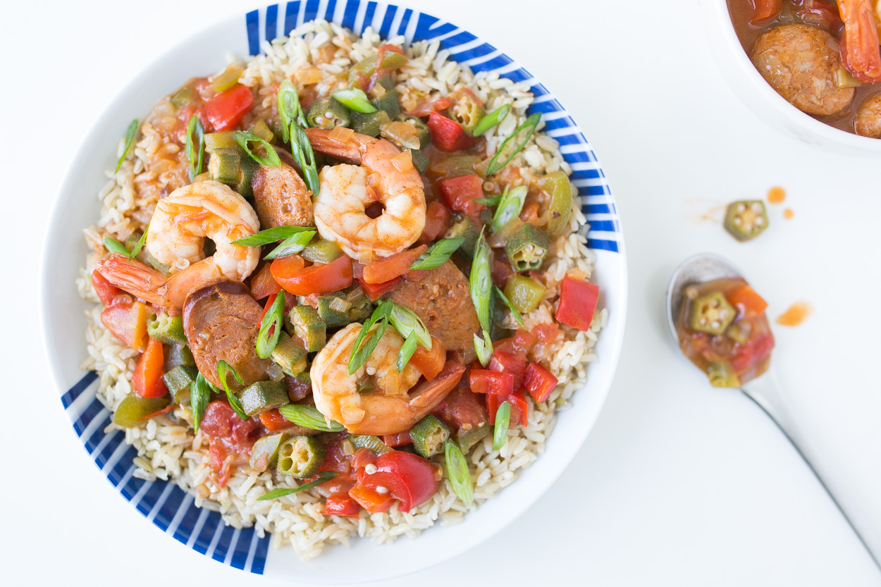 Sausage and Shrimp Gumbo