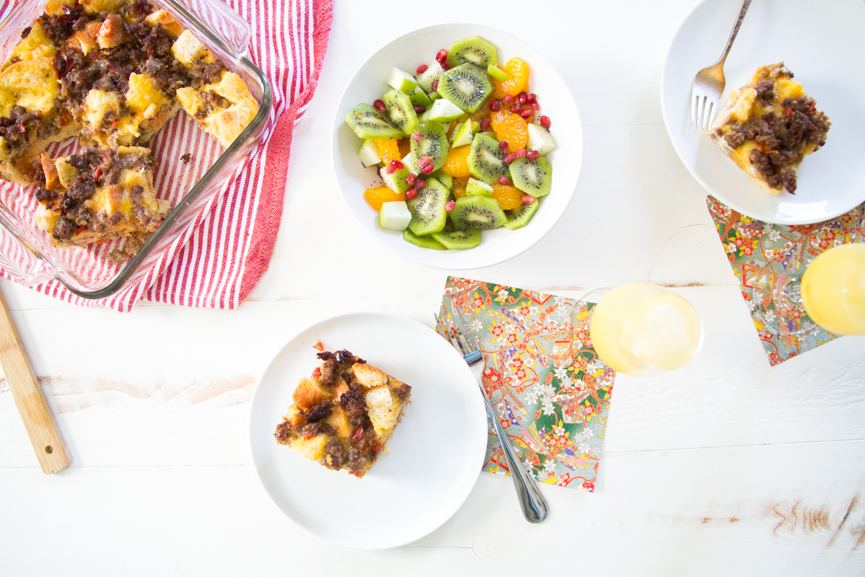 Sausage, Egg and Cheese Breakfast Casserole