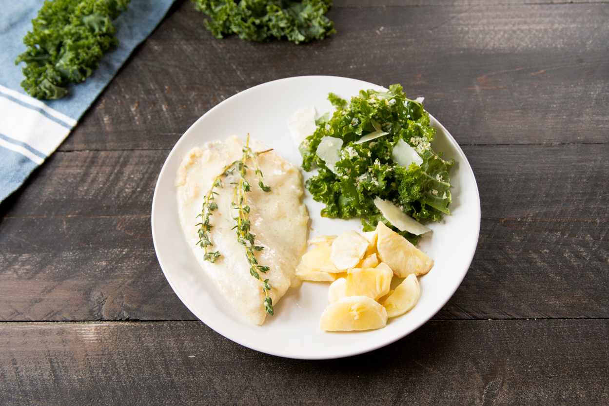 Cajun-Spiced Tofu with Mustard-Thyme Cream Sauce
