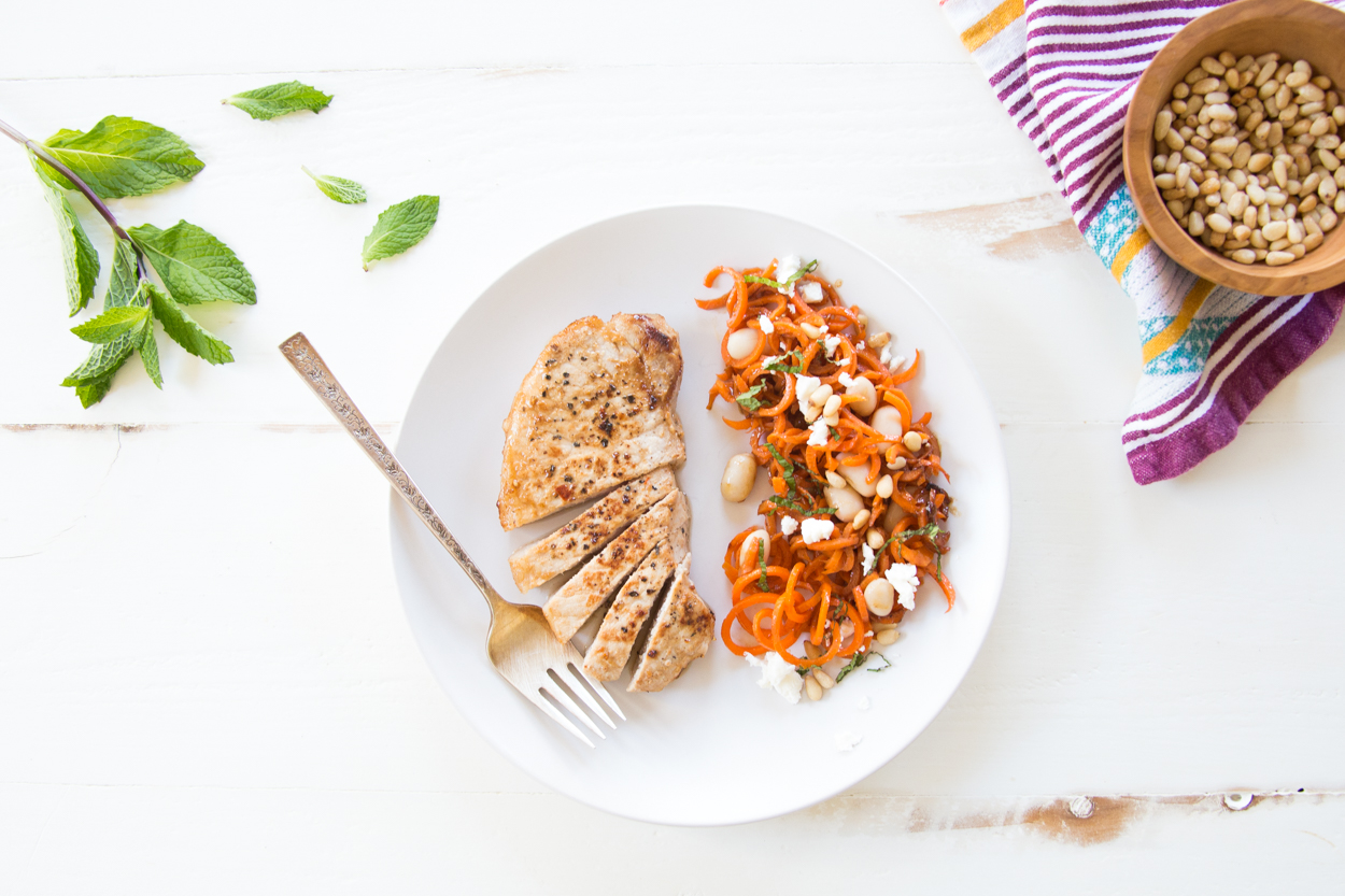 Honey Harissa Pork Chops