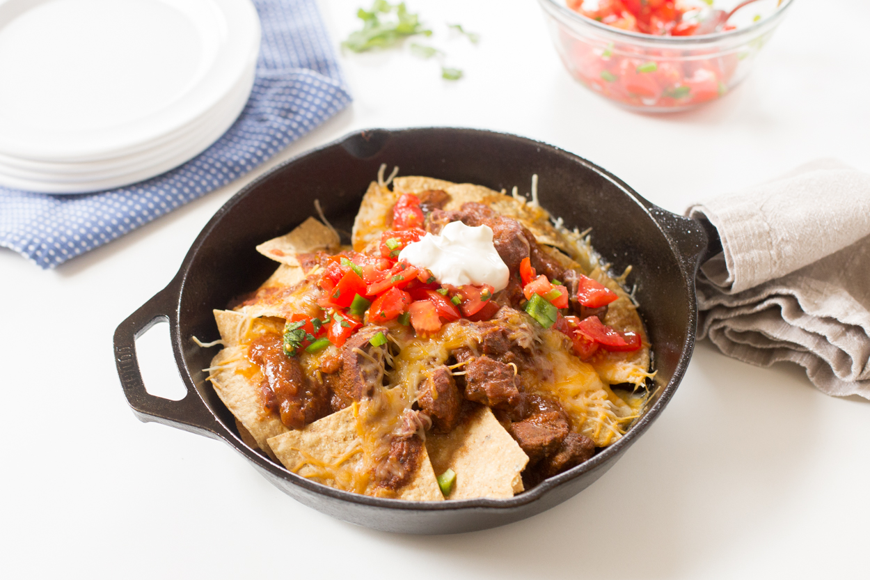 Leftover Chili Nachos