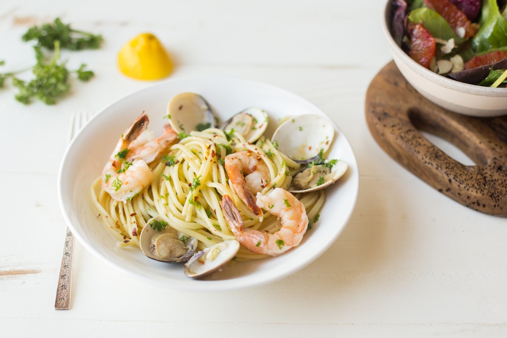 Linguine with Shrimp and Clams