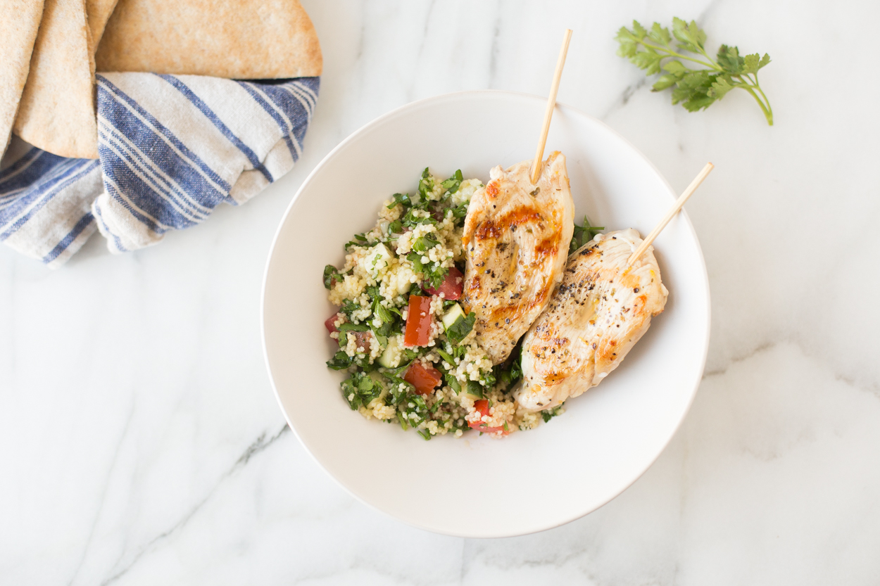 Lemon Chicken Kebabs