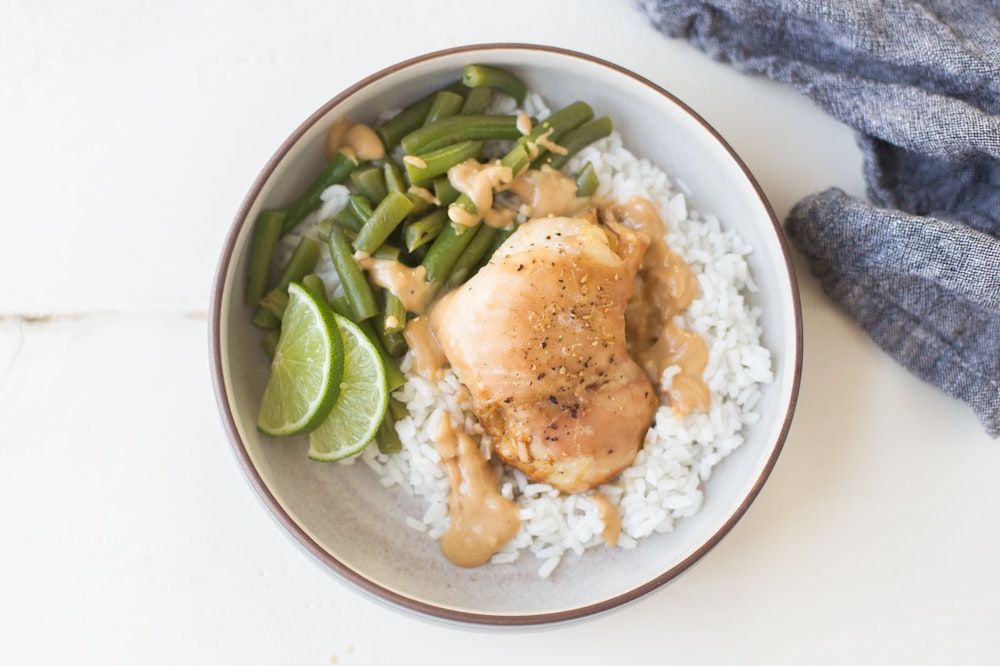 Indonesian Ginger Chicken Thighs 