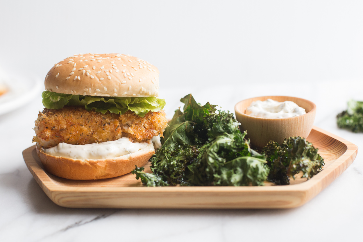 Panko-Crusted Fish Sandwiches