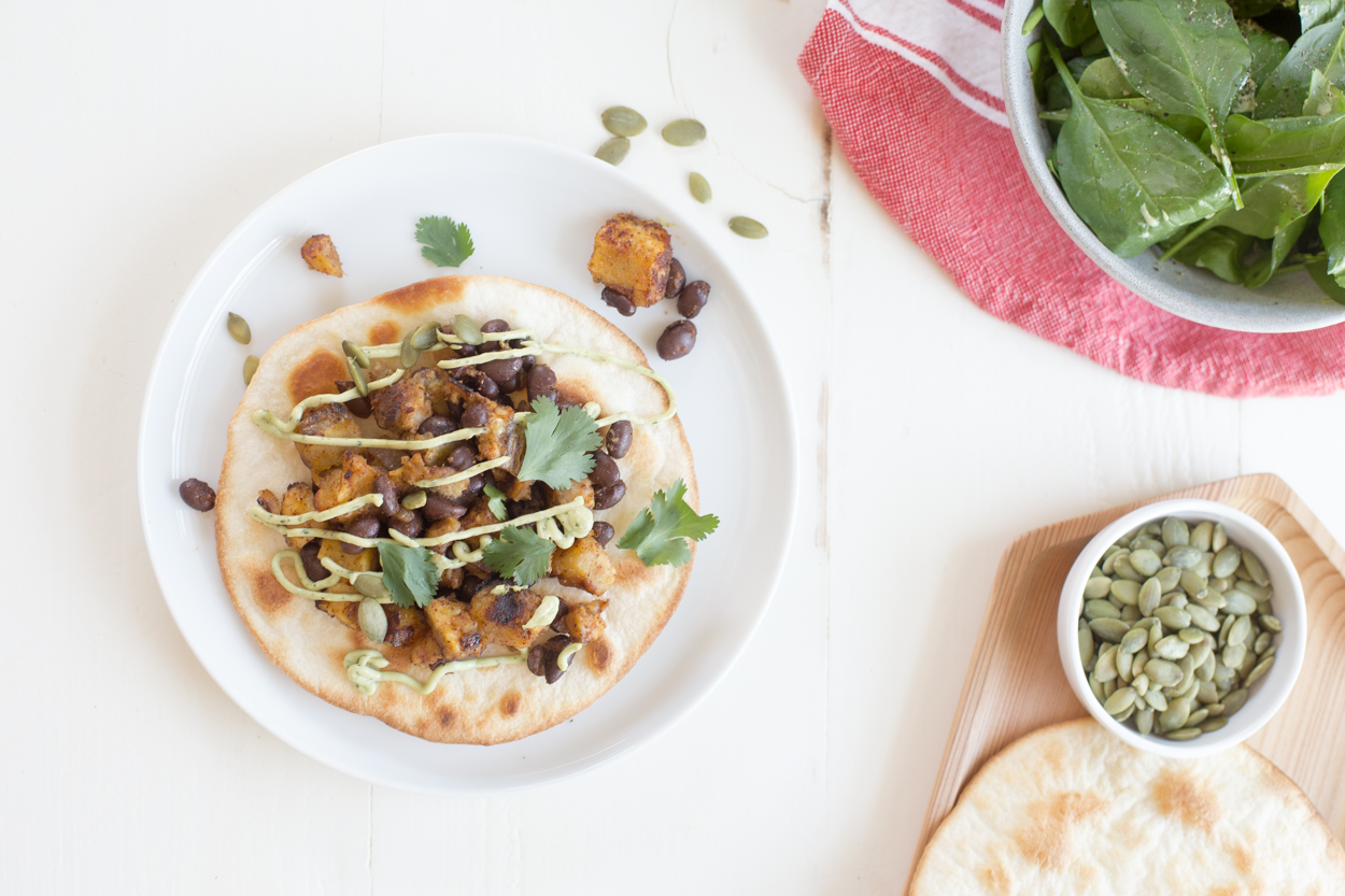 Black Bean and Plantain Tostadas
