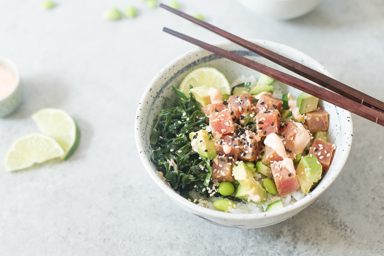 Tuna Poke Bowl Cook Smarts   20170717 Tuna Poke Bowl NM 3 