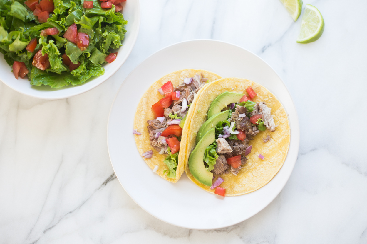 Slow Cooker Pulled Pork Tacos
