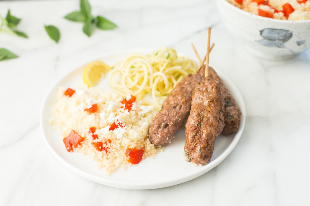 Grilled Lamb Meatballs with Za'atar