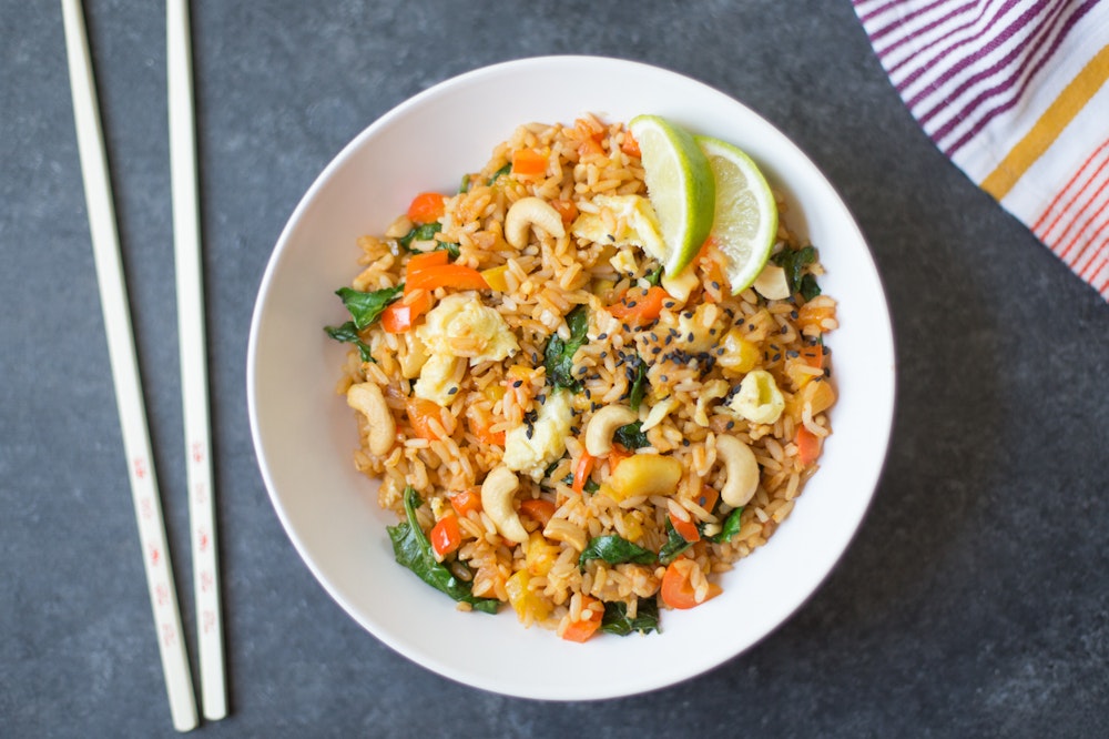 Pineapple Fried Coconut Rice
