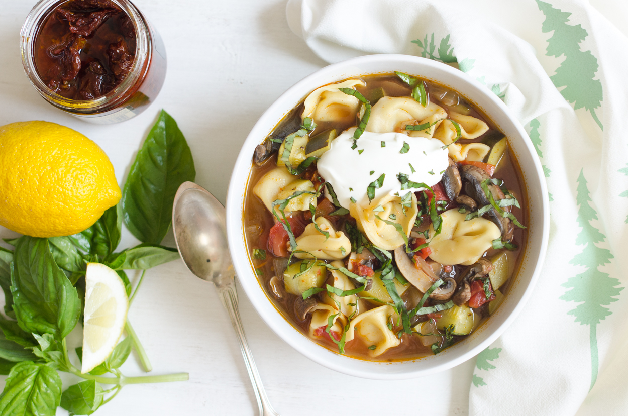 Vegetable Tortellini Soup