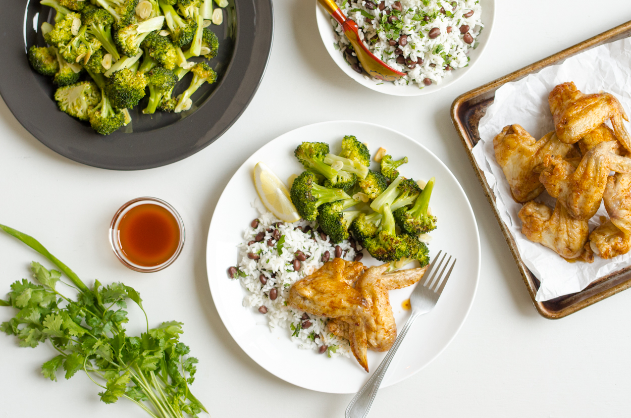 Chicken Wings and Drumettes with Honey-Adobo Sauce