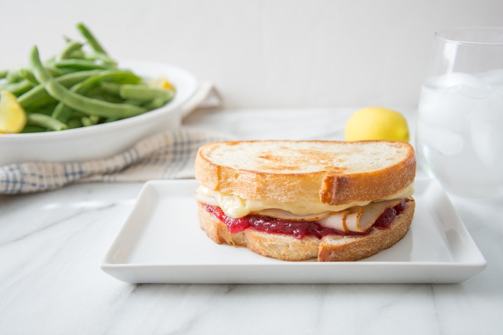Turkey, Brie, and Cranberry Melts