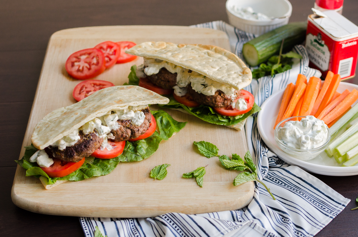 Greek Halloumi and Vegetable Pita Pockets