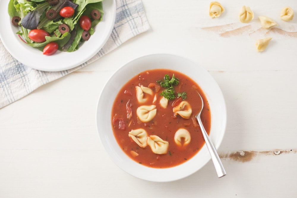 Tomato Soup with Pasta
