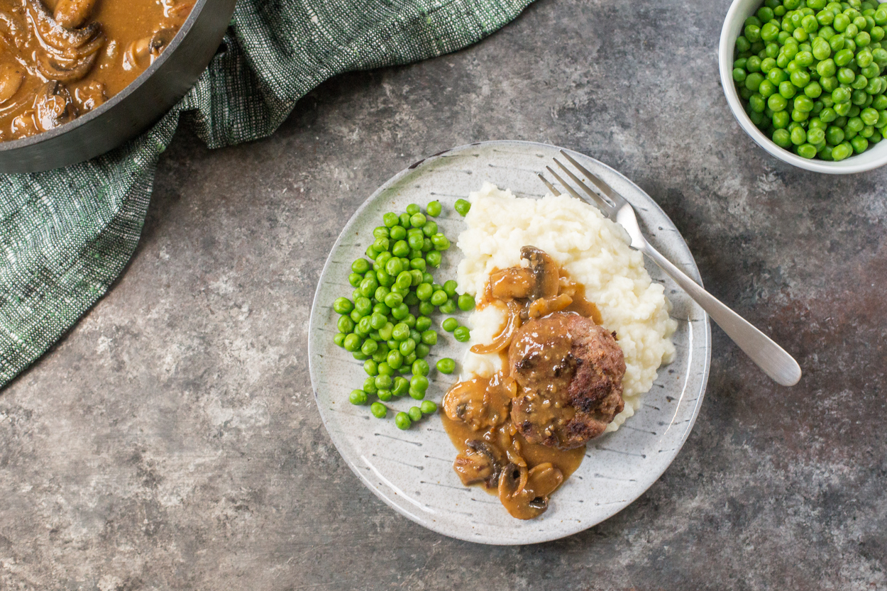 Salisbury Steak with Mushroom Gravy