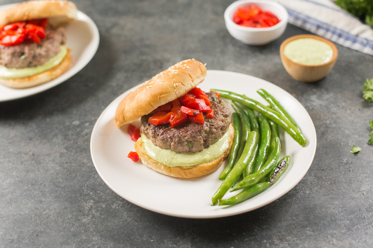 Chimichurri Burgers