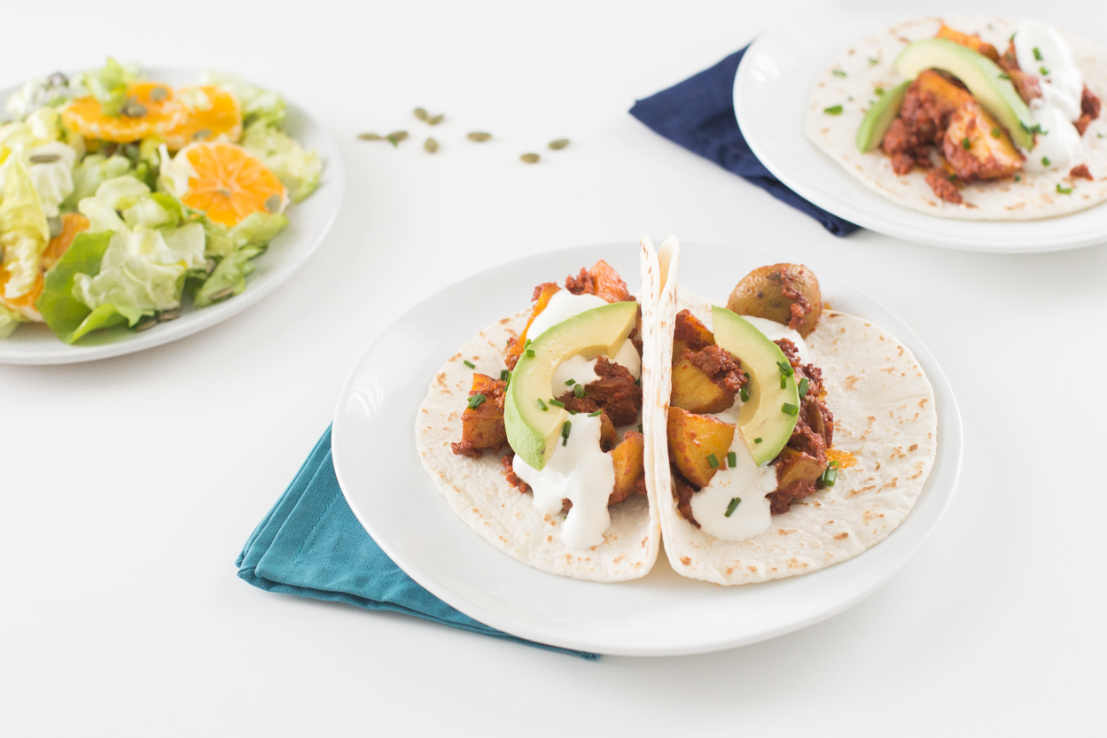 Chorizo and Roasted Potato Saute