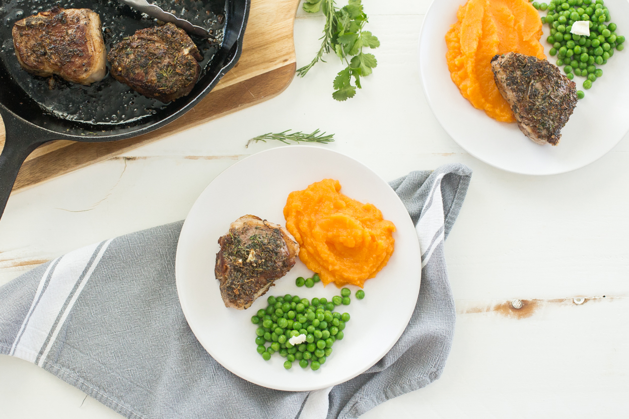 Herb-Crusted Lamb Chops 