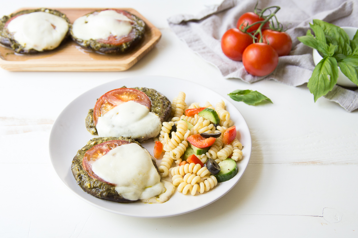 Portobello Pesto Pizzas