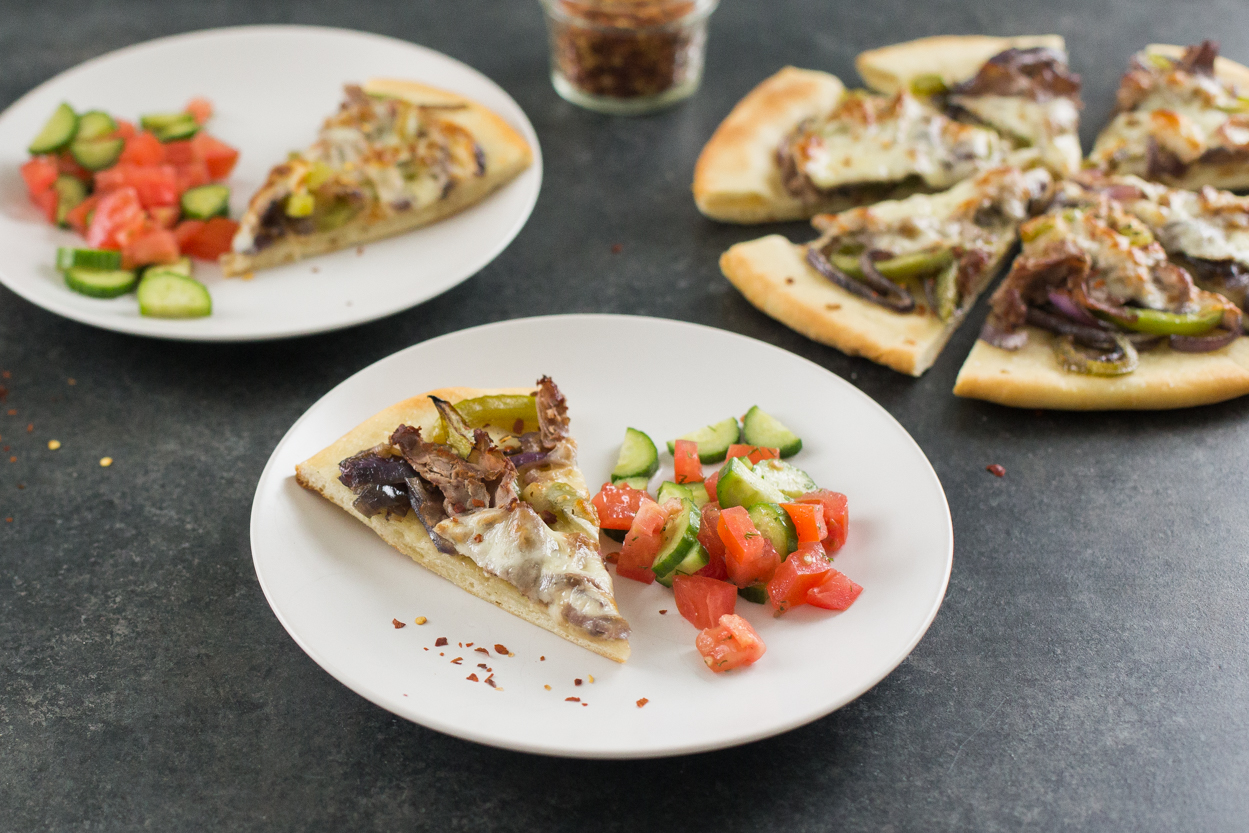 Philly Cheesesteak Pizza 