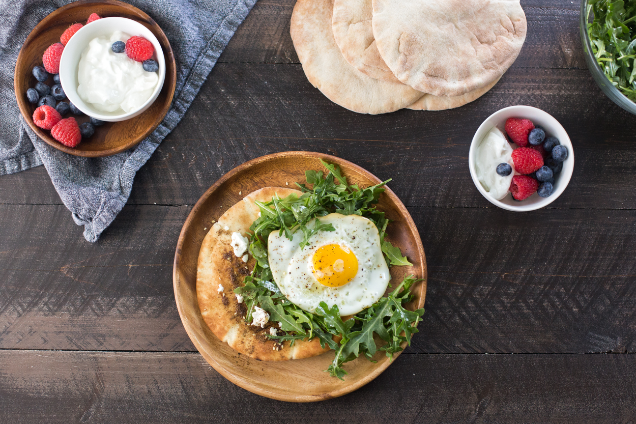 Arugula and Goat Cheese Flatbread