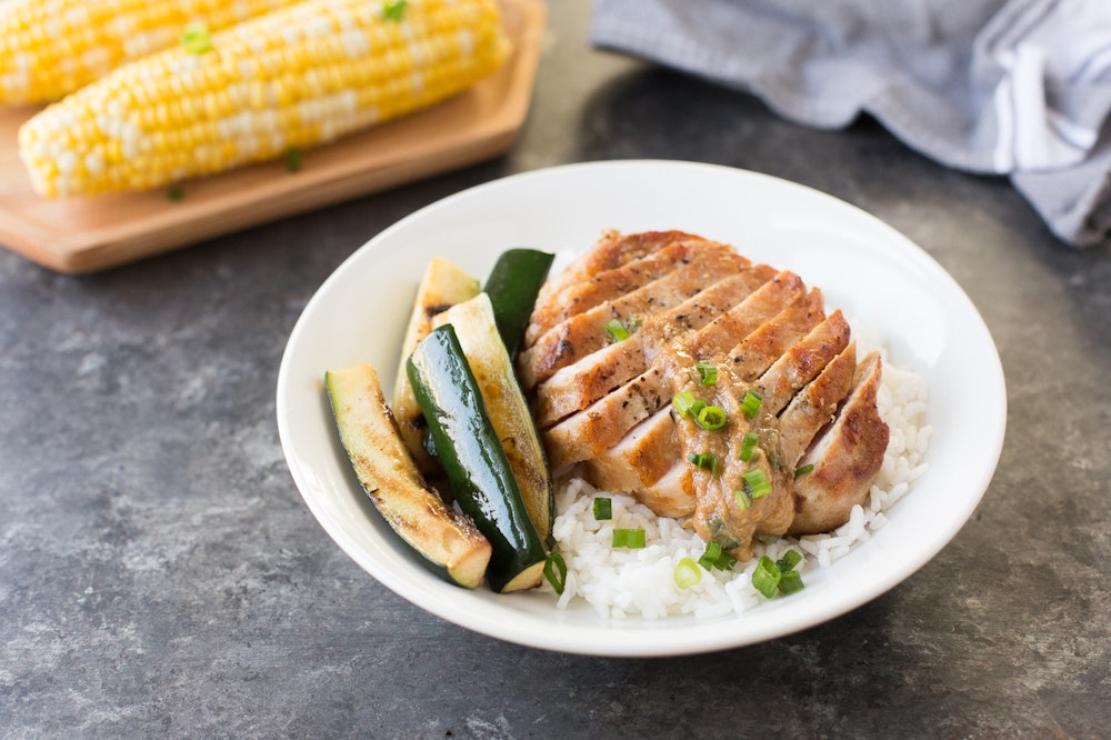 Pork Chops with Miso Butter