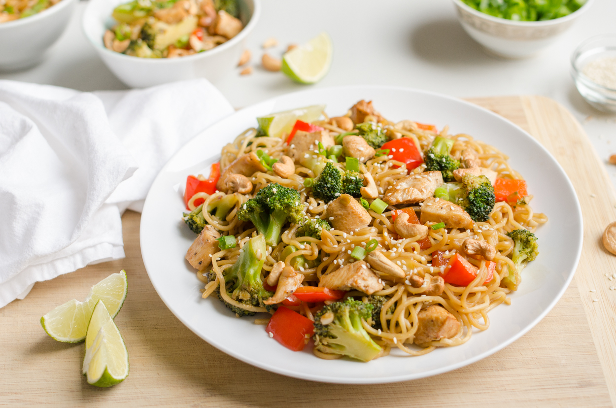 Sesame Ginger Chicken Lo Mein | Cook Smarts