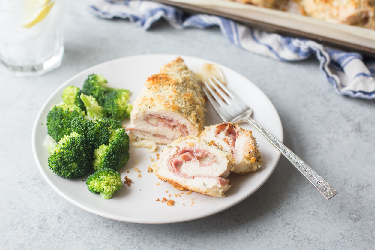 Baked Chicken Cordon Bleu
