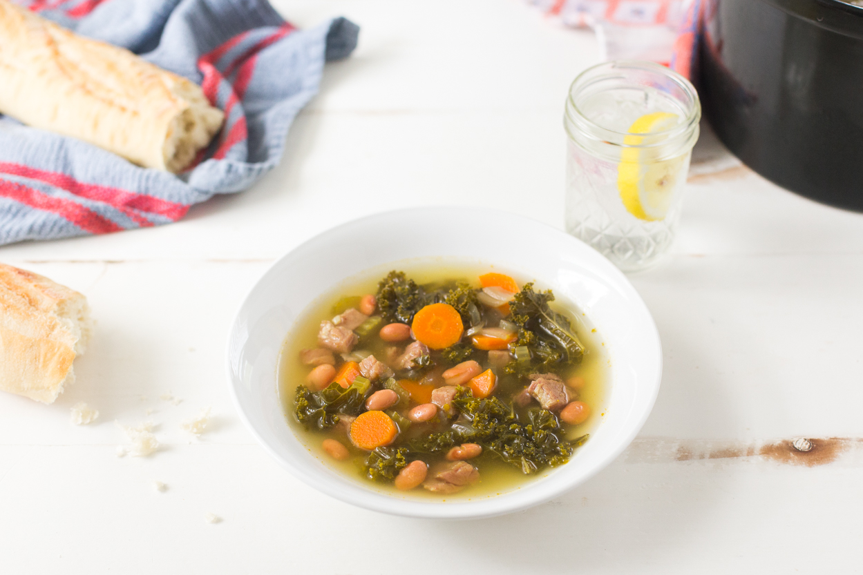 Slow Cooker Ham and White Bean Soup Cook Smarts