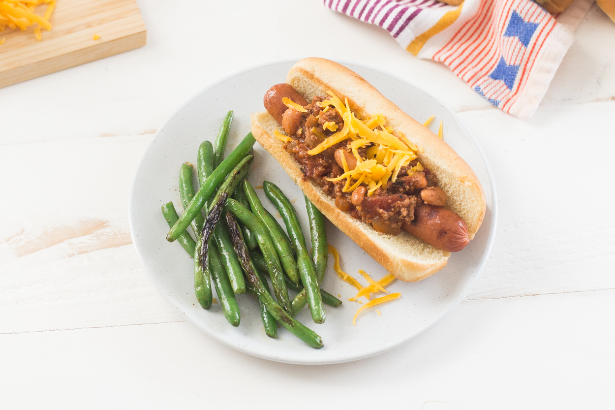 {Leftover} Chili Dogs