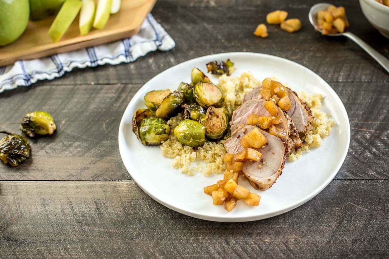 Sheet Pan Balsamic Pork Tenderloin