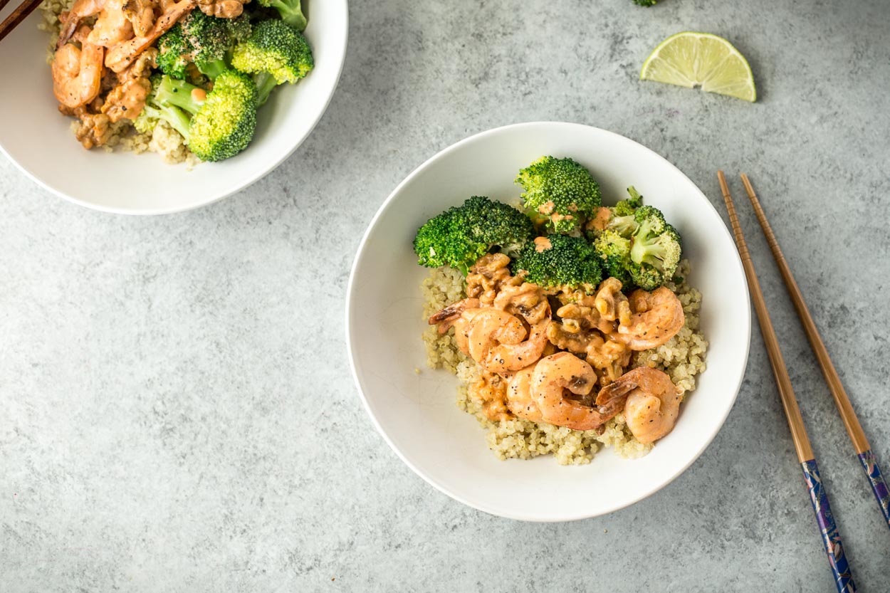 Sriracha Honey Shrimp