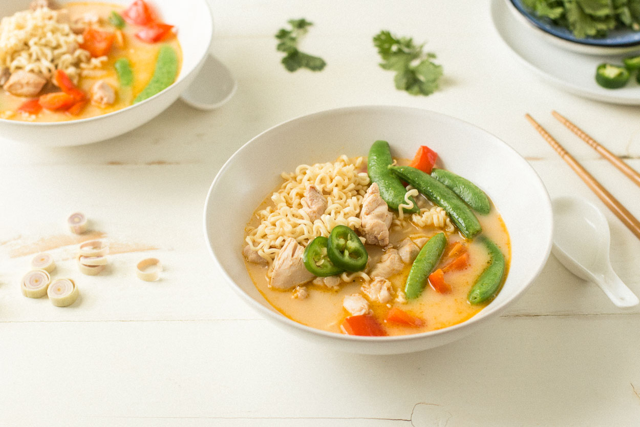 Red Curry Chicken Ramen