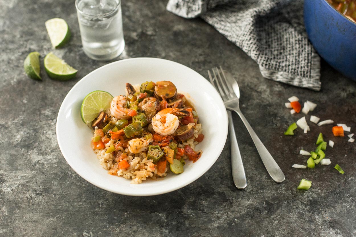 Sausage and Shrimp Gumbo