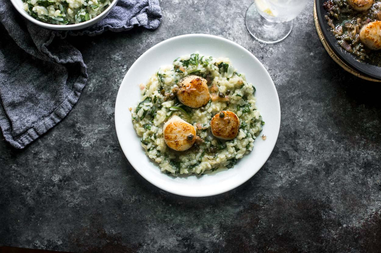 Pan-Seared Scallops with Lemon Butter 