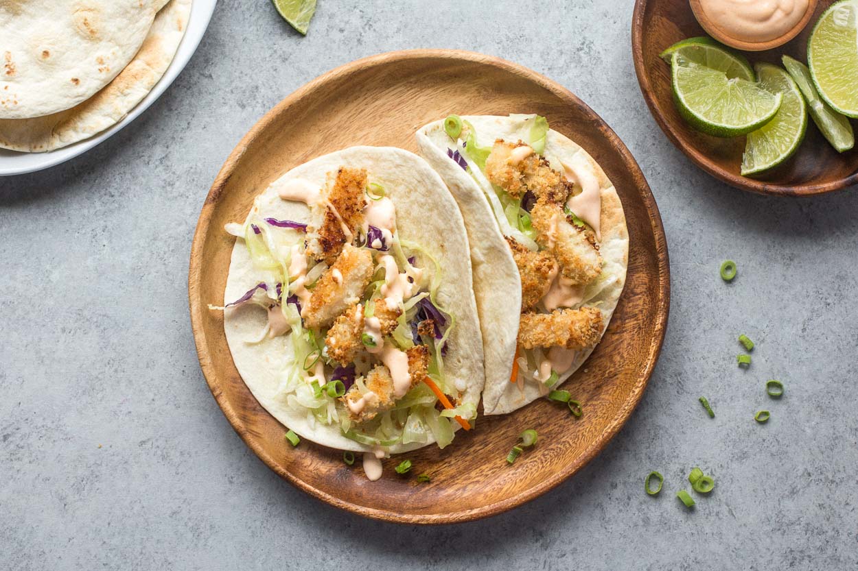 Asian Fish Tacos