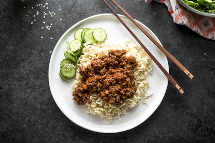 Korean Bulgogi Bolognese-image