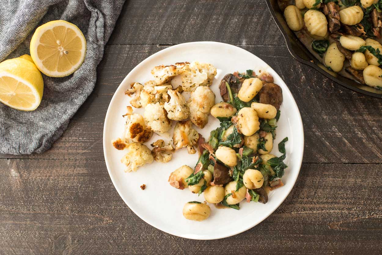 Gnocchi with Swiss Chard and White Beans