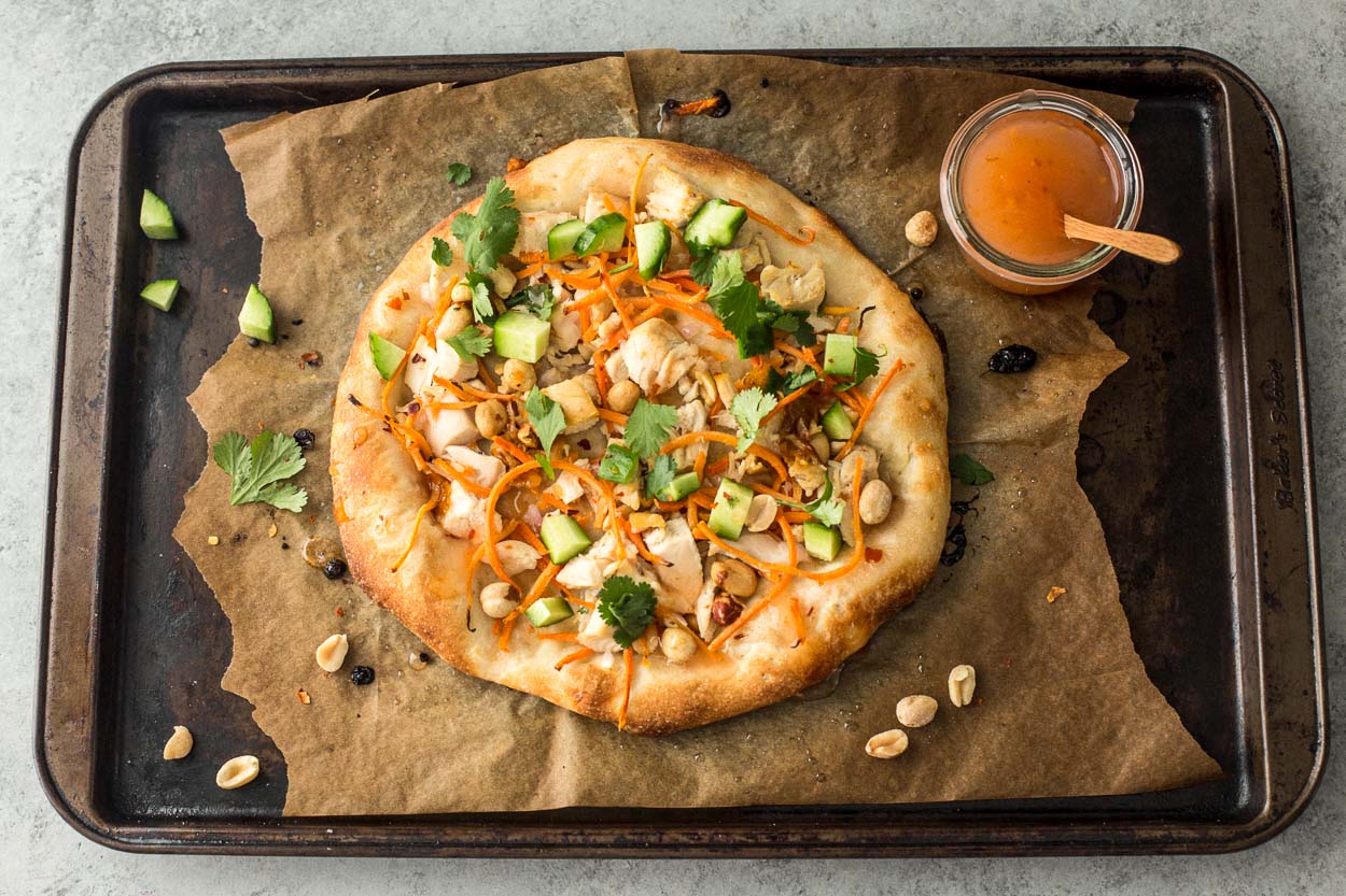 Thai Chicken Flatbread