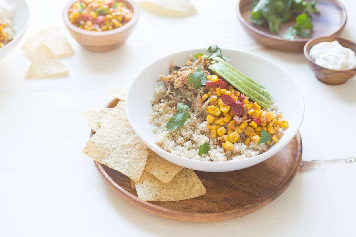 Slow Cooker Carnitas Bowl