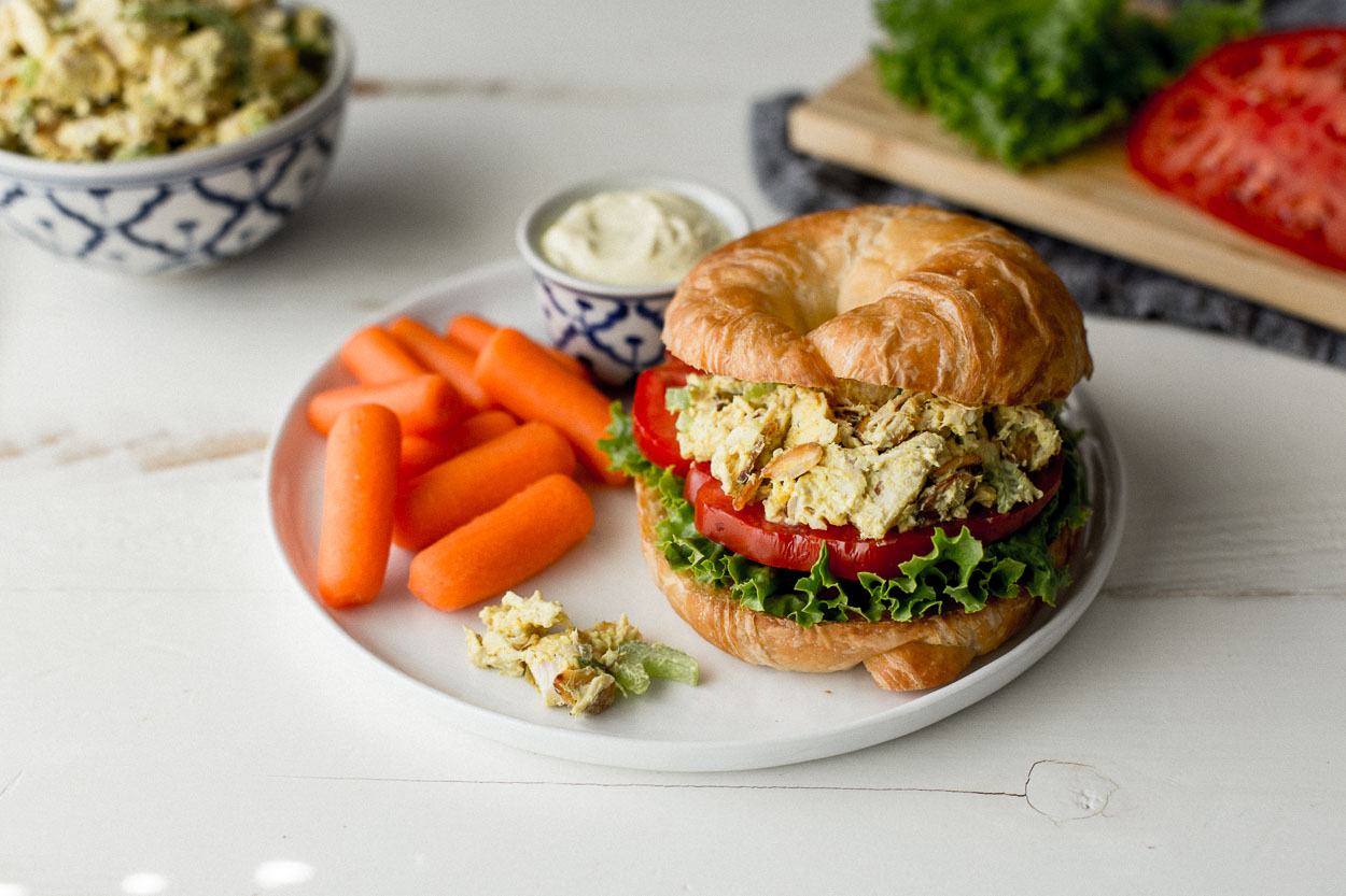 Curried Rotisserie Chicken Salad Sandwich