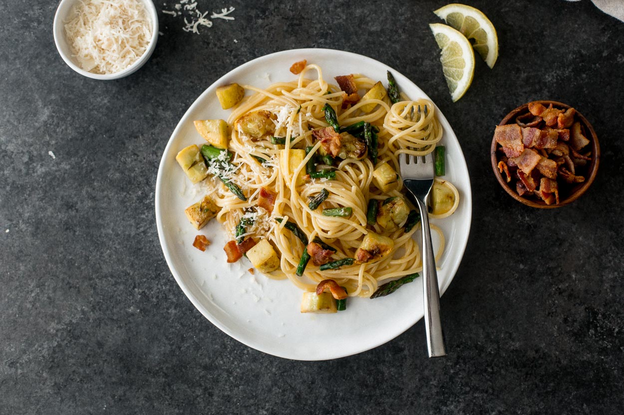 Summer Spaghetti Carbonara