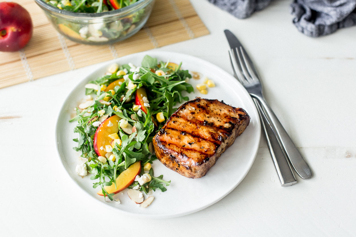 Maple-Brown Sugar Pork Chops