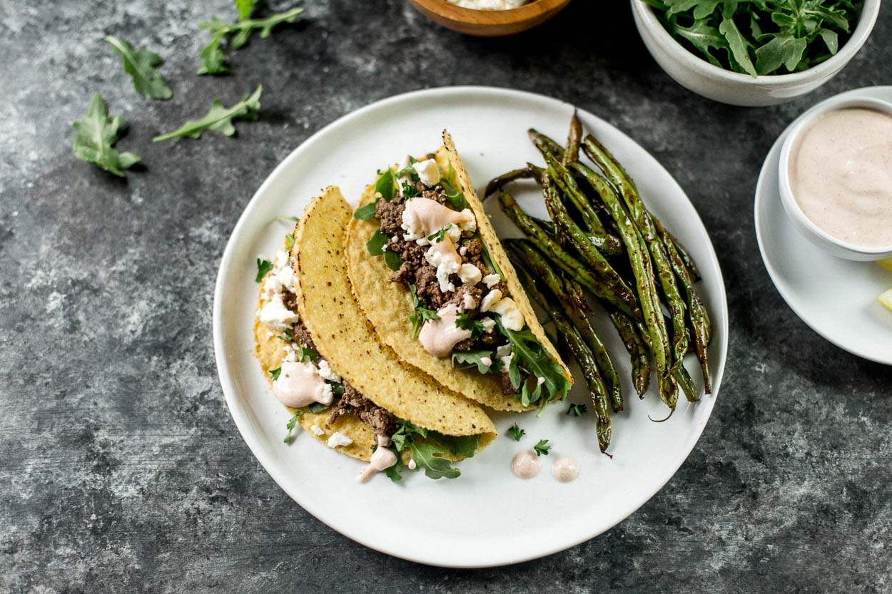 Crunchy Za’atar Lentil Tacos 