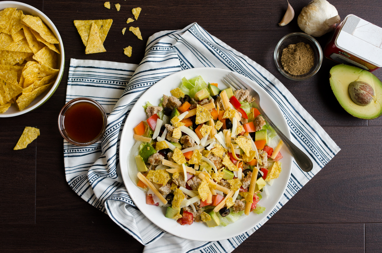 Taco Salad with Ground Turkey