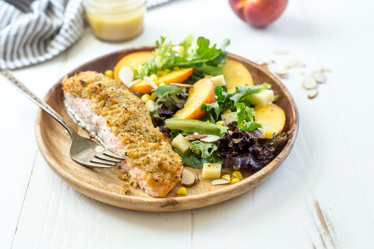 Maple-Dijon Panko Salmon