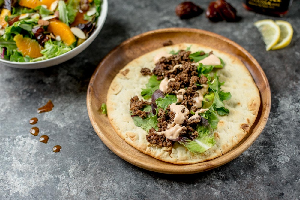 Middle-Eastern Lamb Wrap