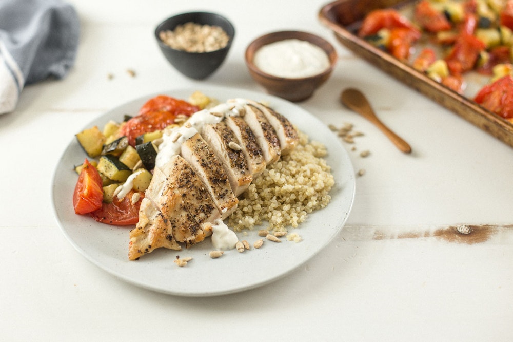 Italian Chicken with Roasted Vegetables